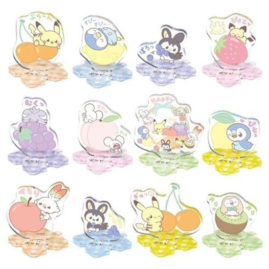 Takara Tomy Pocket Monster Pokemon Poke Peace Chokonto Tsunagaru Acrylic Stand Colorful Fru