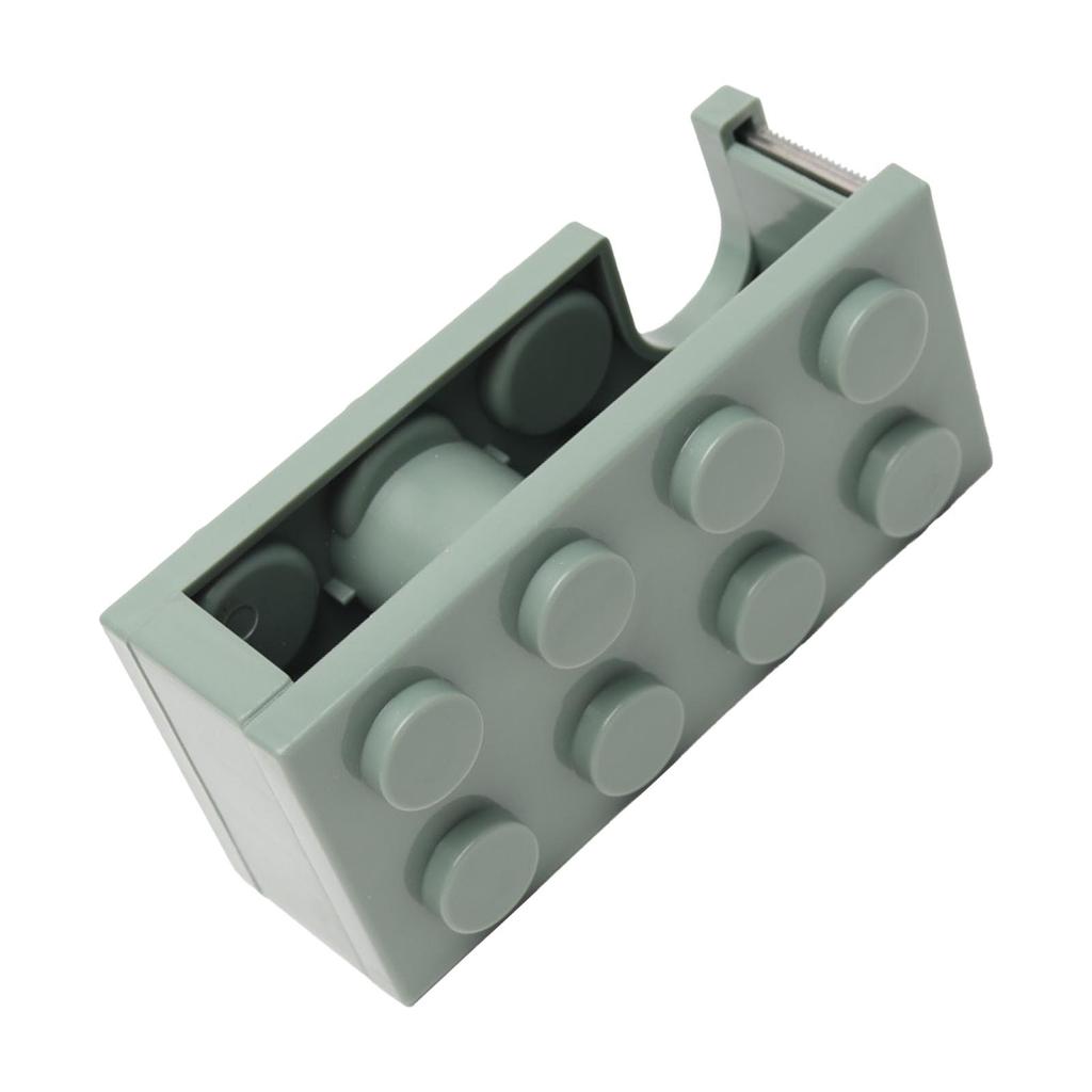 Диспенсер для скотча, симпатичный строительный блок, простая в использовании форма, держатель для скотча для стола, школы, офиса, кабинета