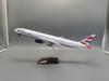 47СМ 1/157 Масштаб B777 BRITISH Airways Airlines777 Модель самолета С огнями и колесами Основа Литой смоляной самолет Домашний дисплей Коллекция