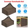 2x3м/3x4м Летняя Затеняющая Сетка Парус-Тент Прямоугольный HDPE Ловушка от Солнца с Люверсами Затеняющая Сетка Тент-Навес Автомобильный Навес от Солнца