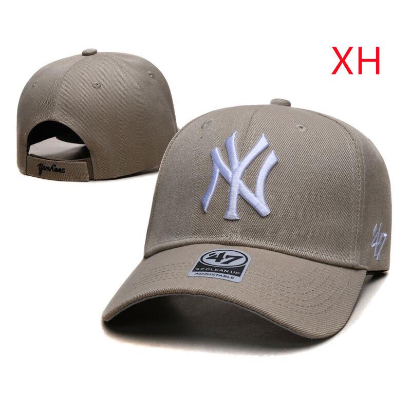 Унисекс бейсболка 47Brand с вышивкой NY/LA и жестким козырьком - Разноцветная