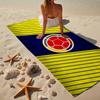 Colombian Soccer Federation Microfiber Beach Towel, Lightweight And Quick-Dry, for Summer Travel, Beach Essential, Swimming Pool