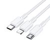 Многофункциональный кабель USB 3-в-1 для быстрой зарядки устройств Apple, Android и Type-C