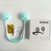 Mini USB Summer Cooling Fan Mini Neck Hanging Fan Hands Free  Neckband Fan for Sports Home Office Travel