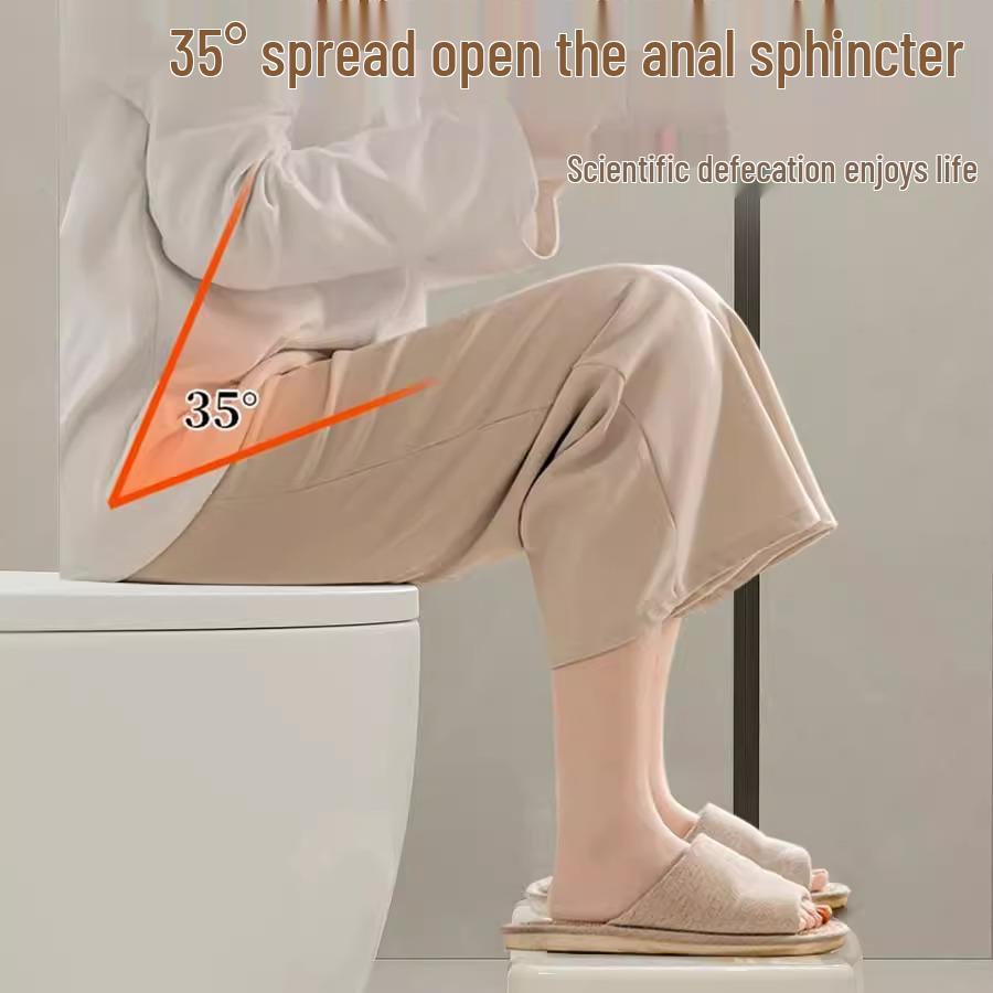 Нескользящая утолщенная подставка для ног для приседаний в туалете для детей и взрослых