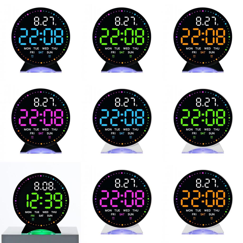 Electronic Bedside Alarm Clock With Countdown And Weekday Display For Home Use