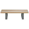 2 piece bathroom furniture set ceramic oak brown