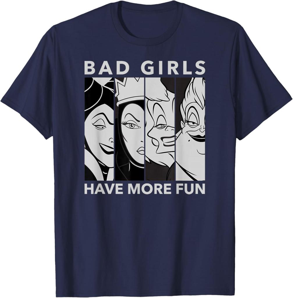 Villains Bad Girls Fashion Casual T-Shirt S-4XL Unisex