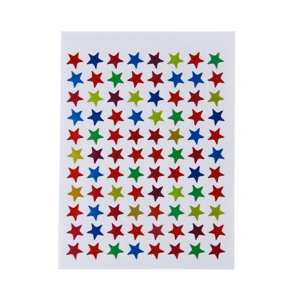 Hot Homework DIY Craft for School Children Star Shape Stickers Labels Teacher Reward Kids