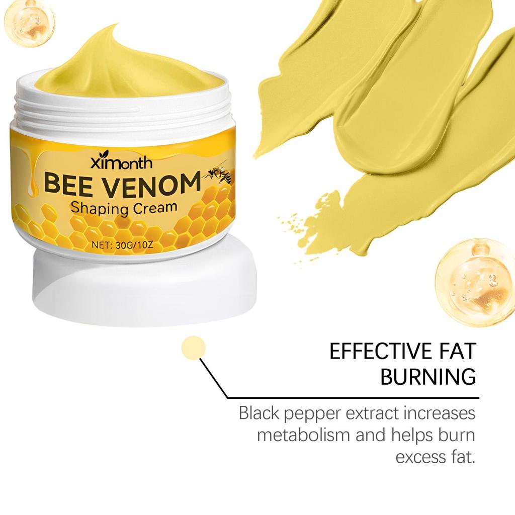 XIMONTH Крем для похудения и моделирования тела с пчелиным ядом Curve Body Slimming and Firming Skin Крем для контурирования тела для большого живота