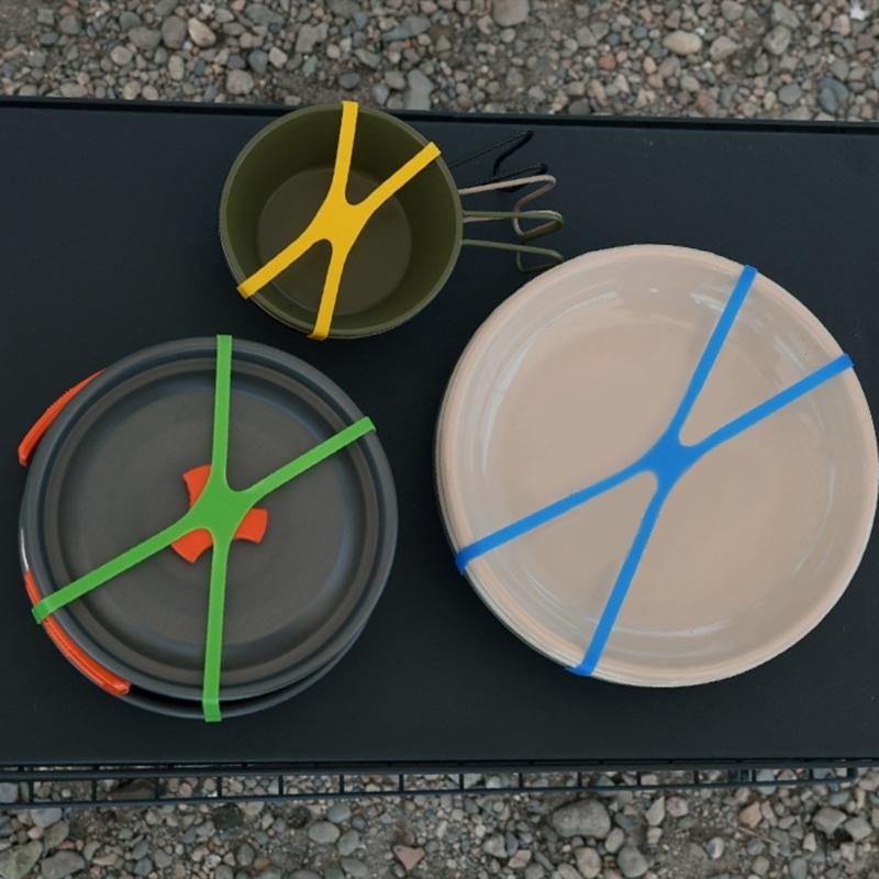 10Pcs Elastic H Bands Strap for Book Binding, Art Projects & Outdoor, Multicolors Silicone Rubber Bands H Bands,  2 Size