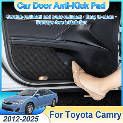 Для Toyota Camry XV50 XV70 XV80 2012-2025 2024 Автомобильная накладка на дверь от пинков Защитная накладка от грязи Наклейка для защиты Автоаксессуары