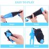 3PCS Hand Throwing Parachute 6 Colors Available Outdoor Interactive Sport Aerial Flying Parachute for Backyard Park Activity ZYF