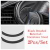 Car trument Dashboard Display Panel Strip Decor Trim Cover For Mazda 3 BP  - 2024 Stainless Steel Accessories Interior