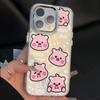 Корейский Мультяшный L-Loopys Новый Чехол Для Телефона Для IPhone 17 16e 16 15 14 13 12 11 Mini Pro Max X XR 8 7 Air Plus Прозрачный Мягкий Чехол
