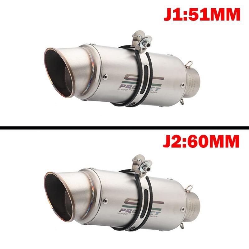 10 стилей, высокое качество, SC PROJECT, внутренний диаметр 51 мм/60 мм, выхлопная трубка мотоцикла, съемная трубка глушителя DB Killer, мотоцикл MTB ATV