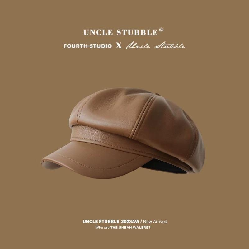 Облачная восьмиугольная шляпа женская для маленького лица шляпа-ведро с медузой большой окружности головы берет нишевый солнцезащитный шляпа-ведро