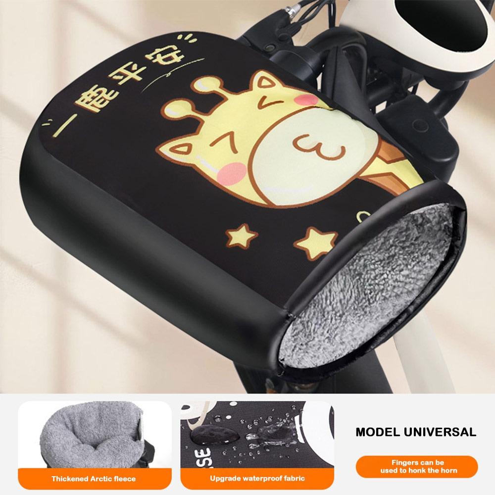 Waterproof Electric Bike Handlebar Cover Thick Bicycle Grip Sleeves Handle Cover Cycling