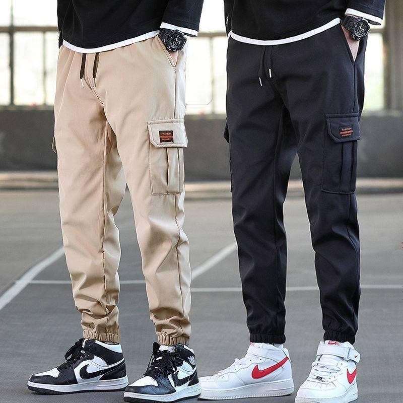 2026 Новые мужские рабочие брюки весна-осень, повседневные спортивные брюки зауженного кроя, брюки-афгани