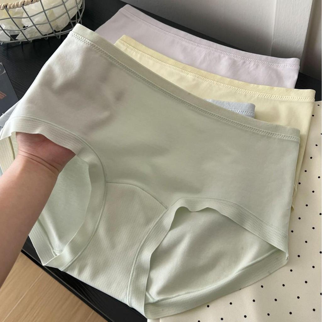 Мощные базовые женские трусики-сетка 9801, цвета низкой насыщенности, удлиненная ластовица, дизайн «банан», 60 штук.