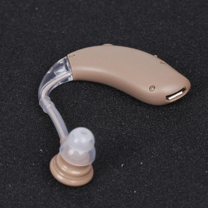 НОВЫЙ цифровой слуховой аппарат, USB перезаряжаемый усилитель звука, аудиофон для глухих, за ухом, цифровой слуховой аппарат для глухих и пожилых людей