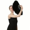 20s Vintage Feather Fan Flapper Dance Roaring Gatsby Burlesque Handheld Marabou Feather Fan Flapper Accessories