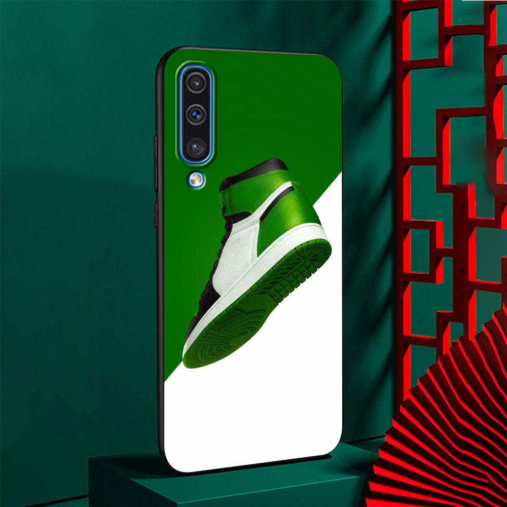 Sneakers Shoe Case for Samsung Galaxy A50 A50s A40 A20e A20 A30 A30s A70 A70s A10 A10s A20s A11 A21 A42 Black Phone Cover