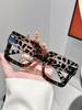 1Pc Women's Oversized Square Frame Glasses Clear Lens Non-Prescription Glasses Suitable for Daily Wear, Reading Glasses