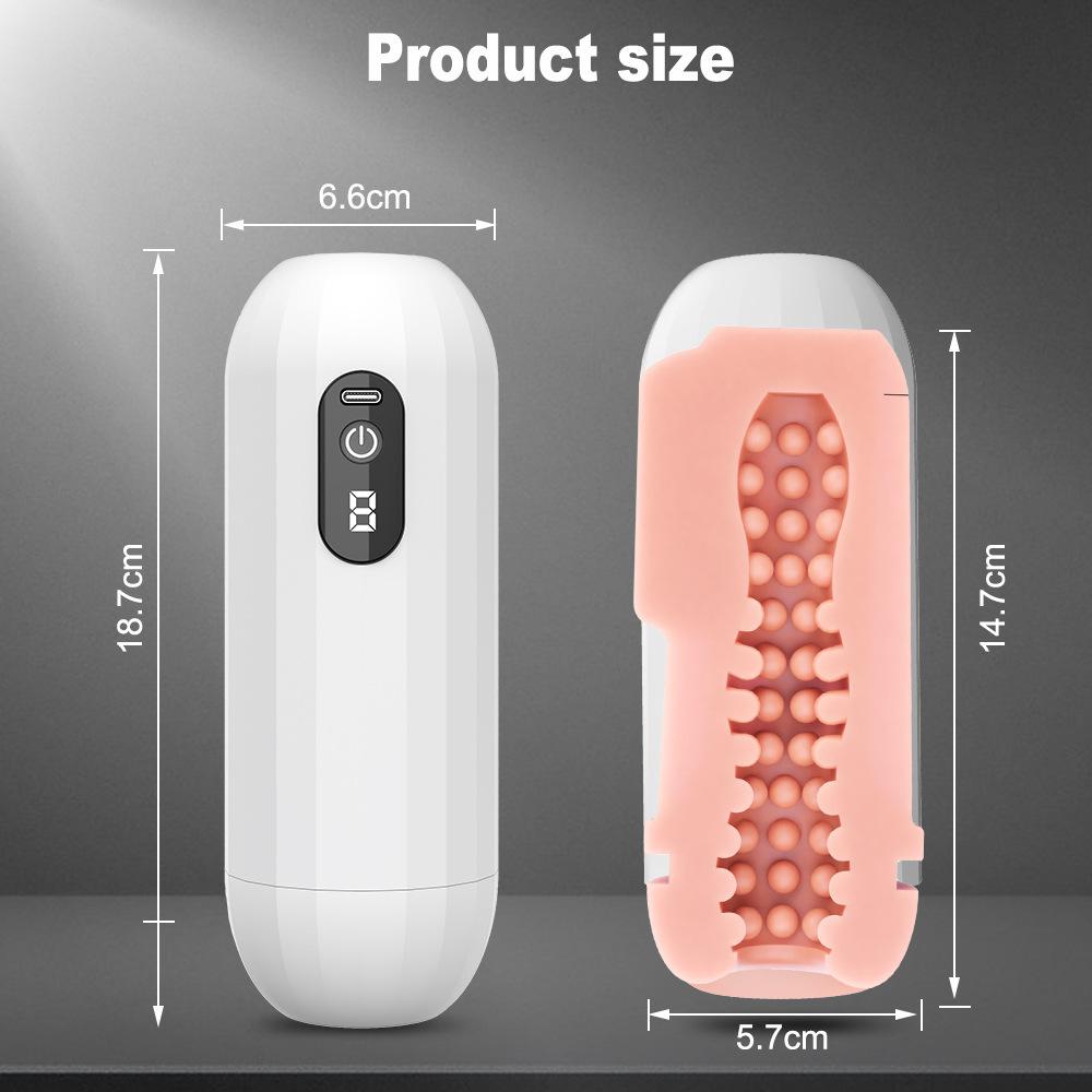 Male Masturbator Blowjob Machine Sucking Automatic Thrusting Vibration Masturbator Make Sound Penis Pump Adult Sex Toys for Men