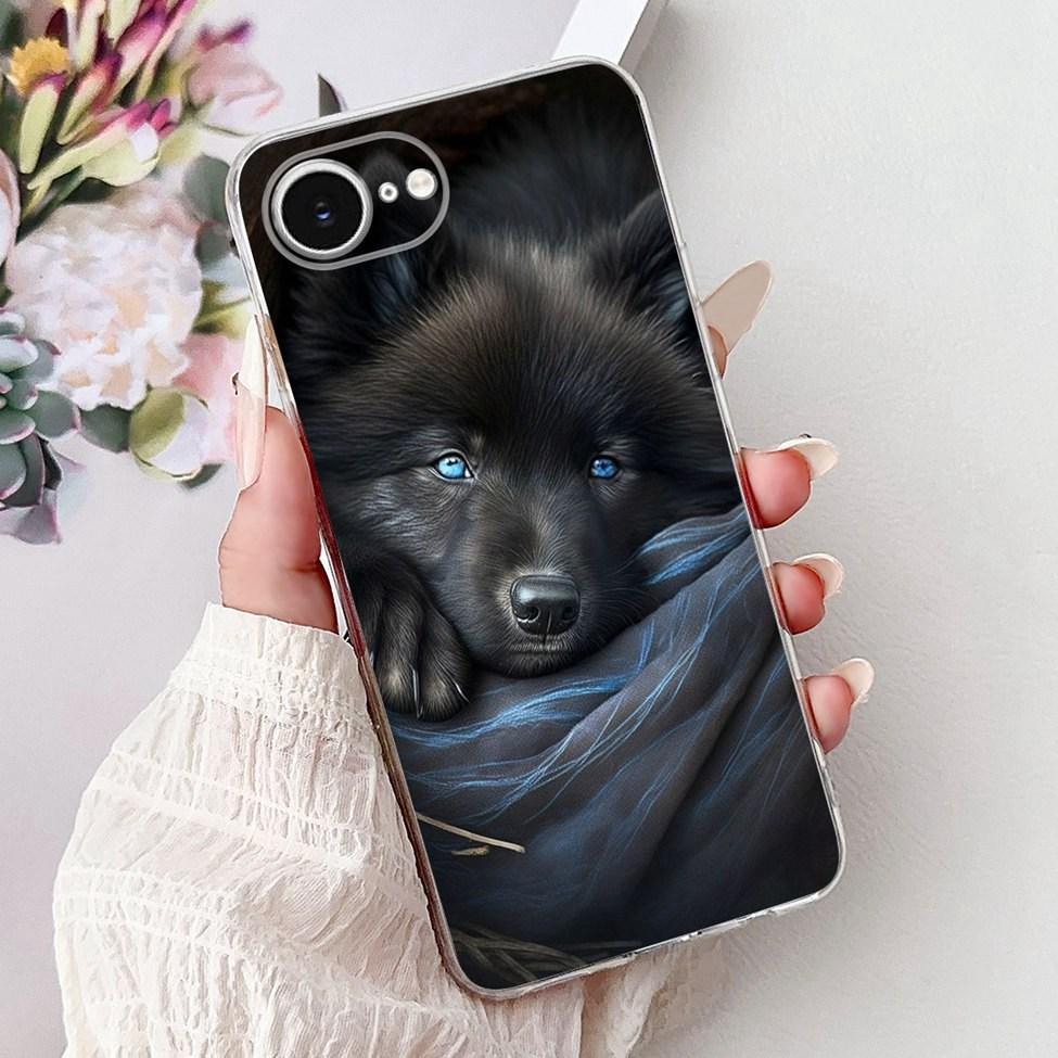 Clear For iPhone 16e A3212 A3409 A3410 A3408 Cover For iPhone 16e Case Fashion Luxury Flowers Cute Funny Painted Soft Bumper