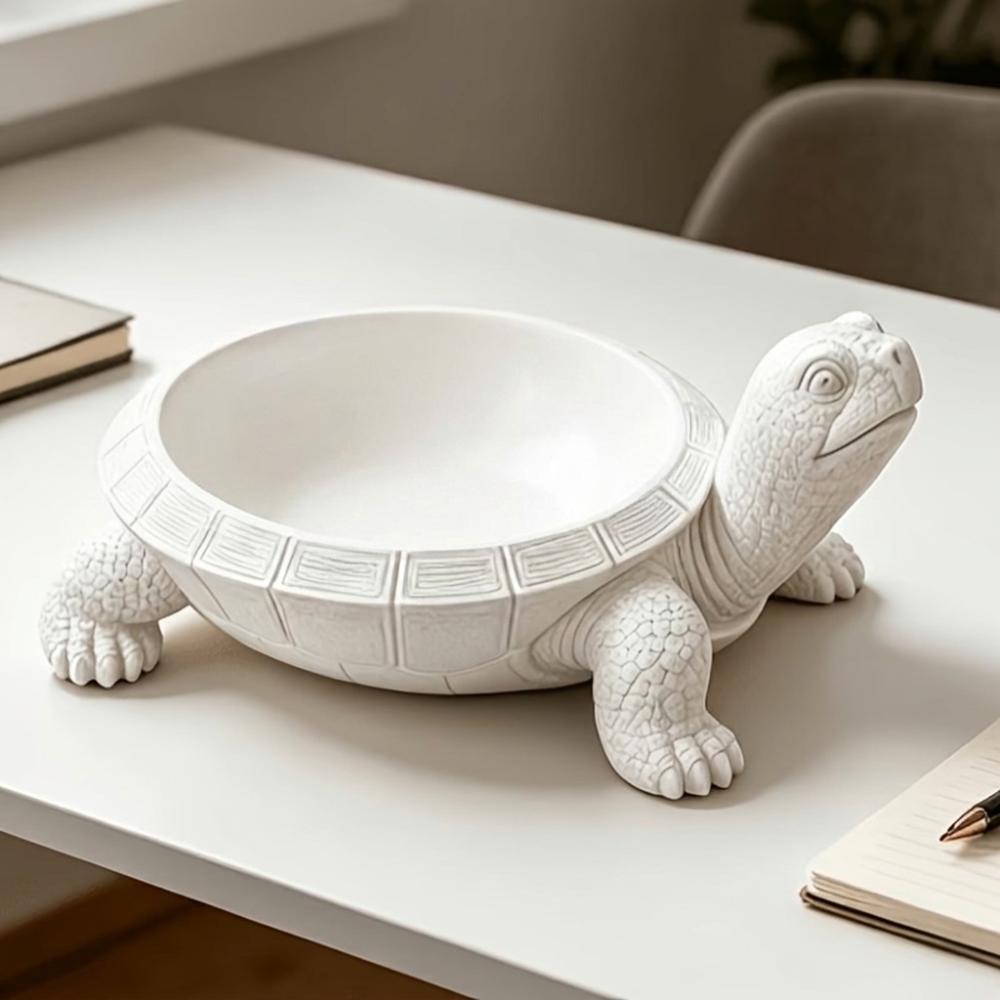 3D Printed Turtle Storage Tray Art Sculpture Turtle Decorative Dish Entryway Key Holder Home Decor