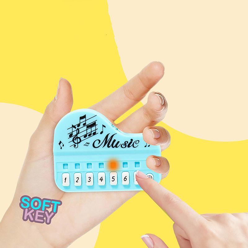 Портативный музыкальный инструмент игрушечный брелок пианино мини электронная клавиатура брелок
