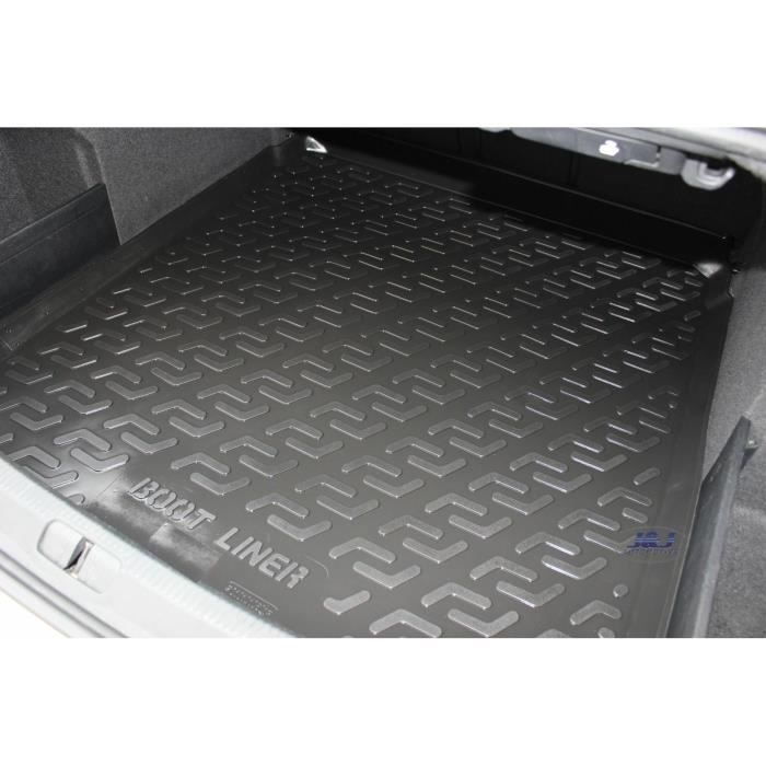 Tapis De Coffre Caoutchouc Premium - J&J AUTOMOTIVE - Volkswagen Passat B6 - Noir - Sur Mesure - Protection Eau