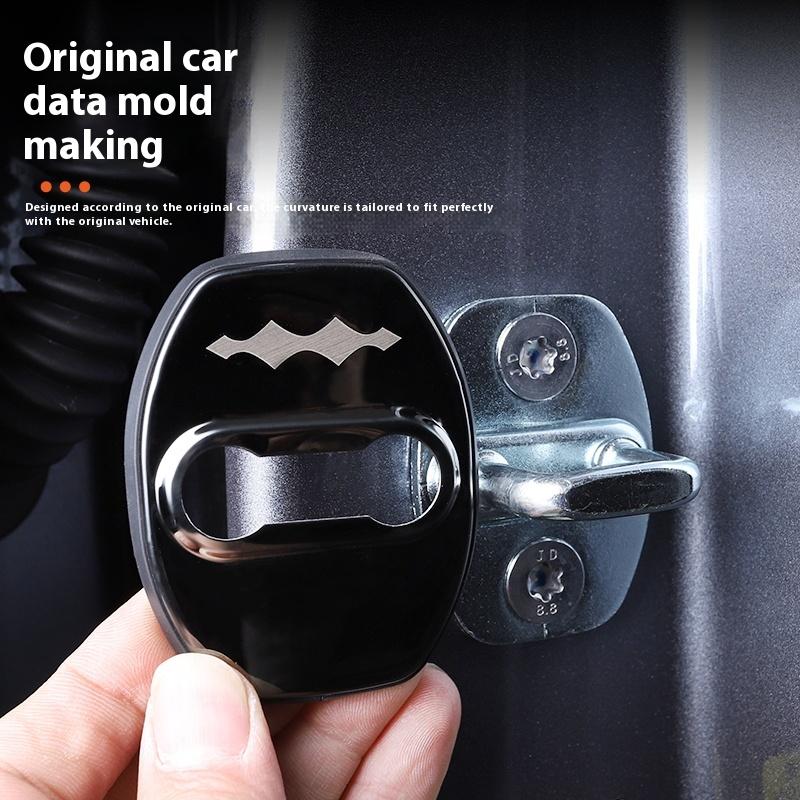 For Fang Cheng Bao Bao 5 Tai 3 Special Door Lock Protection Cover Stainless Steel Door Lock Buckle Auto Interior
