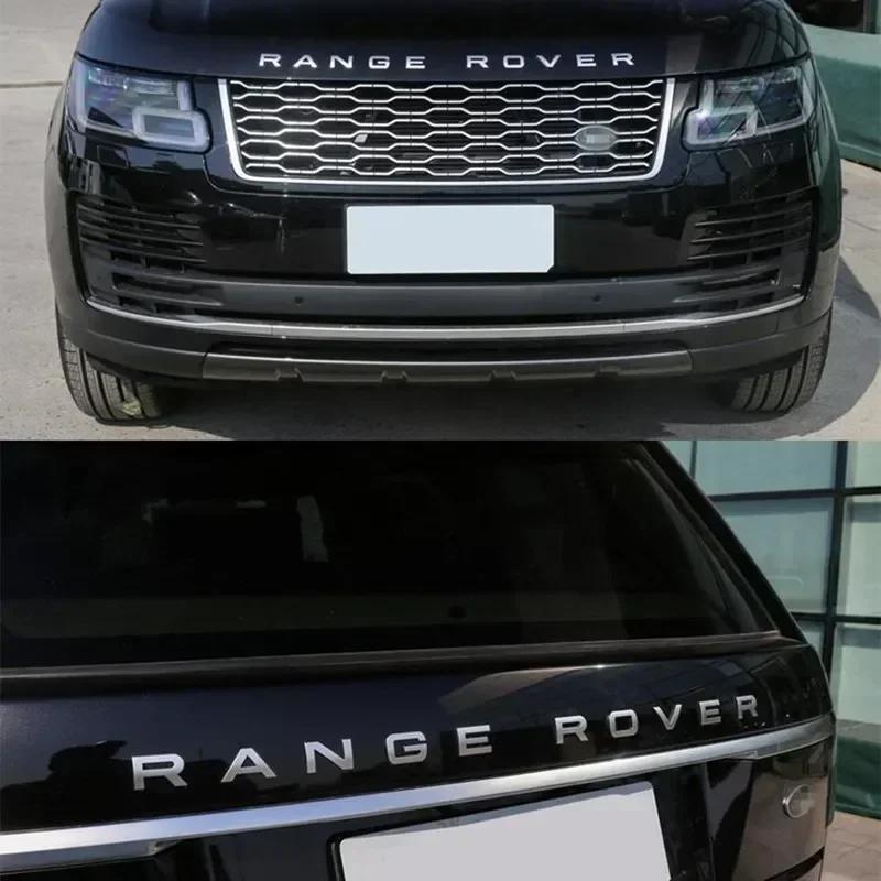 3D ABS Буквы Логотип Наклейка на Капот Автомобиля Значок на Капот Для Range Rover Эмблема L320 L322 L405 L494 Vouge Discovery Evoque Аксессуары