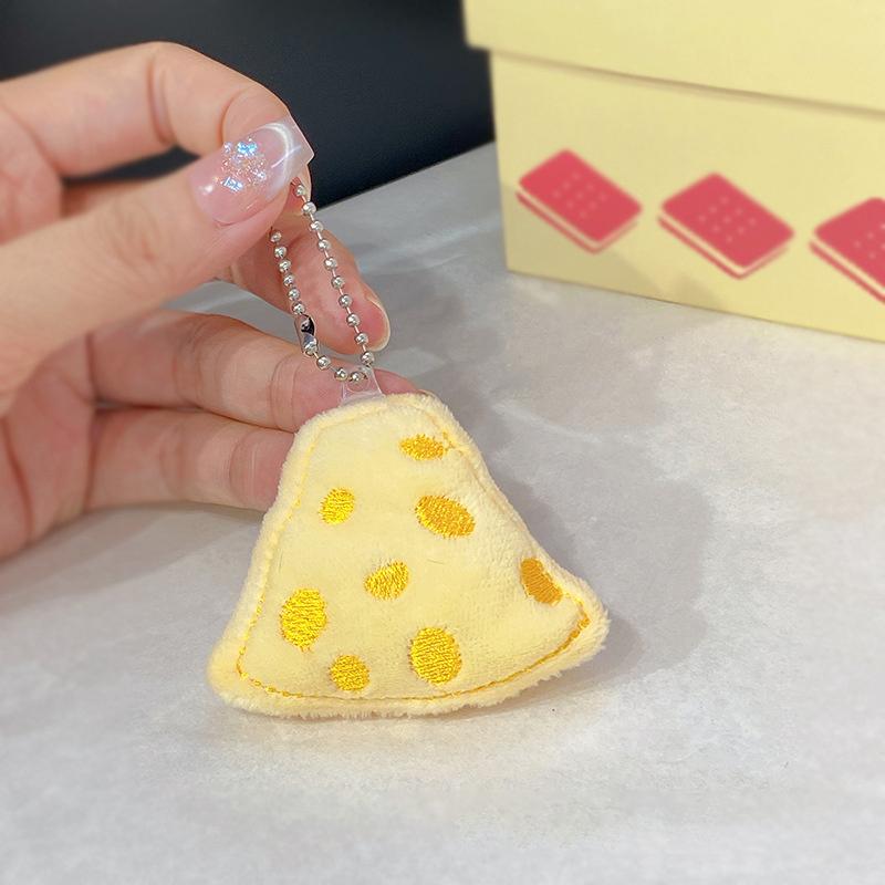 Милый мультяшный плюшевый сырный чехол для наушников брелок для монет кошелек для женщин и детей сумка для монет на молнии