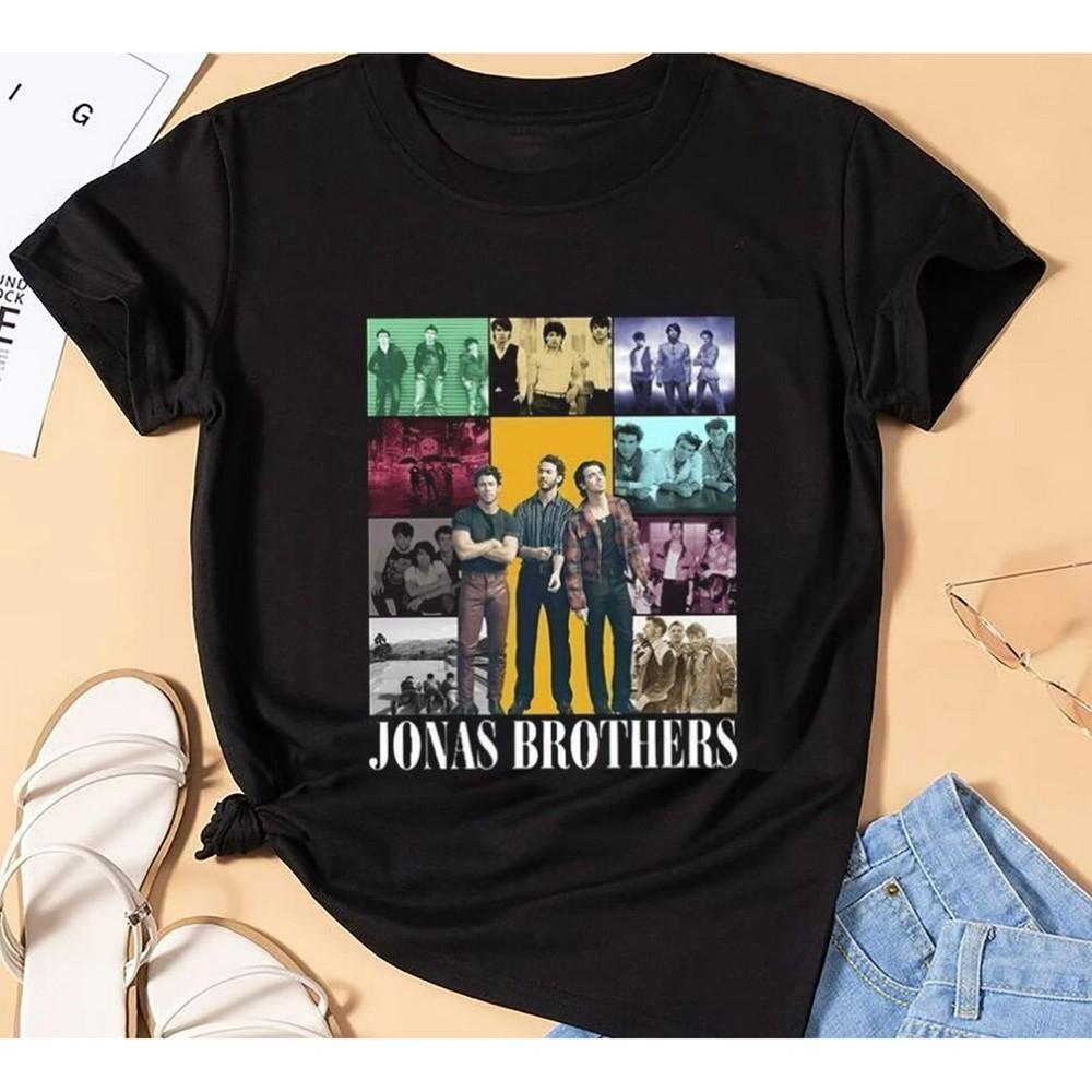 Футболка Jonas Brothers 90-х Винтажная Футболка Jonas Brothers Тур 2025 Подарок Фанатам Унисекс Футболка
