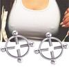 Trendy Nipple Sucker Stylish Widely Applied Fake Piercing Ring Non Piercing Adjustable Nipple Clamps Rings