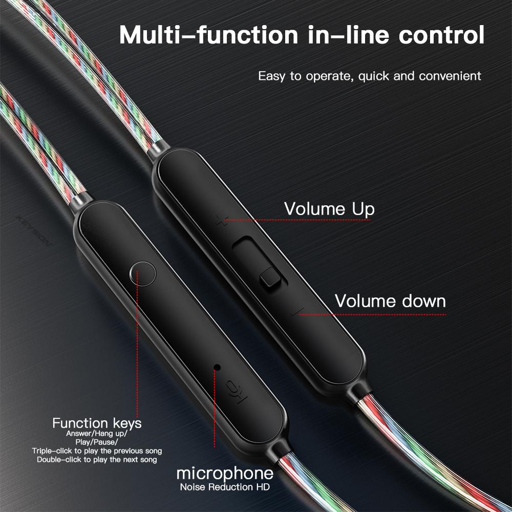 KEYSION Динамические HiFi проводные наушники типа C ЦАП цифровой чип внутриканальные наушники L изгибающийся заушник игровая спортивная гарнитура с микрофоном