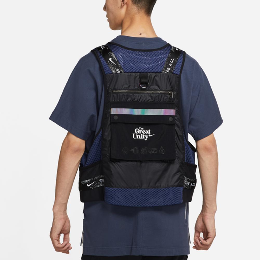 Nike Спортивная одежда повседневный спортивный жилет мужской жилет черный DN1440-010