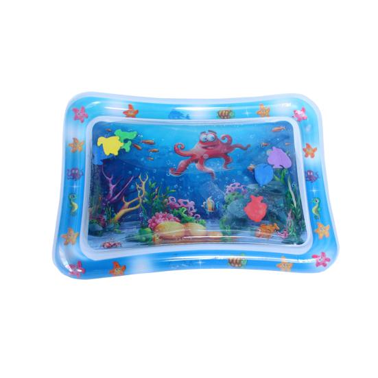 Коврик с датчиком воды для кошек, утолщенный сенсорный игровой коврик с рыбным узором, надувное охлаждение