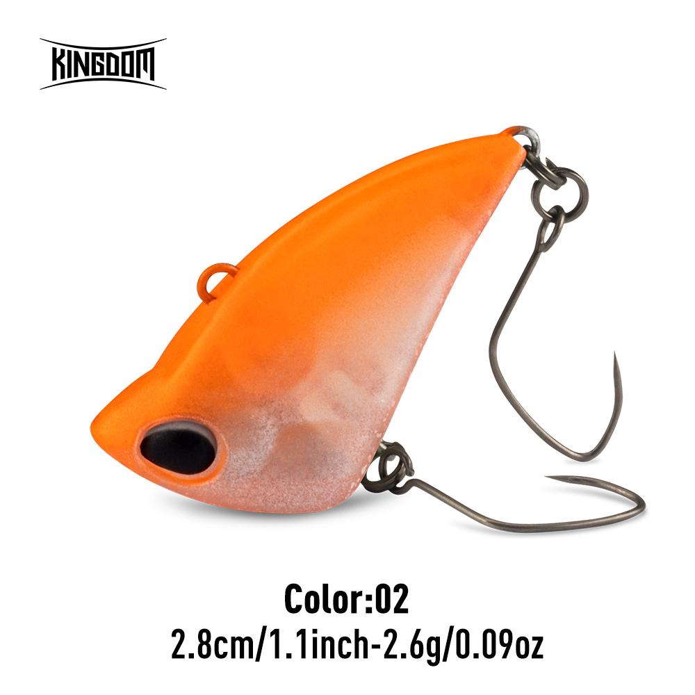 Рыболовная приманка Kingdom Micro Vibration VIB 2,6 г/28 мм 3,5 г/32 мм Тонущая жесткая приманка VIB ABS Вибрационная рыболовная снасть Искусственные жесткие приманки