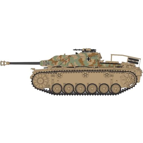 Ryefield Models 1/35 Scale German 10.5cm Sturmgesch?tz 42 and Sturmgesch?tz III Ausf. G Late Model 2-in-1 Plastic Model Kit RFM5086, Pre-painted