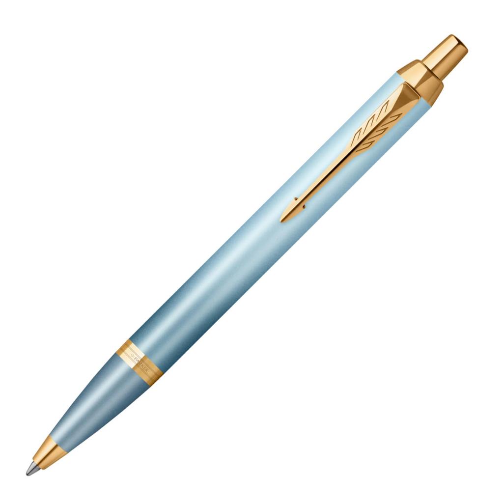 Шариковая ручка PARKER IM Writing Rituals бирюзового зеленого цвета GT со средним кончиком в подарочной коробке, подарочная, класса люкс, обычная, импортная, 2203912 на масляной основе
