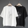 New Arrivals Open Run Women Big Size Round Neck overSized Cut Design Short Slee2