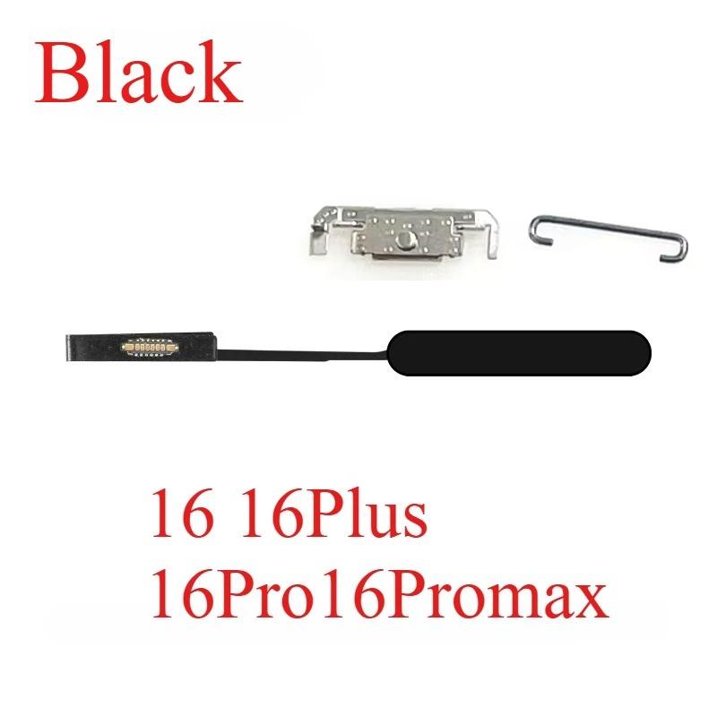 Оригинальный шлейф кнопки управления камерой для iPhone 16 Plus 16 Pro Max, запчасти для ремонта боковой кнопки средней рамки