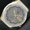 VINTAGE SEIKO 5 AUTOMATIC JAPAN MENS GREY COLOR DIAL WATCH A500119-2 R151a-a500119