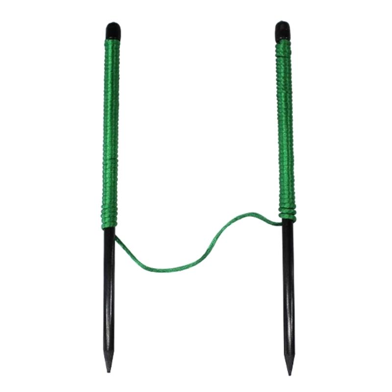 Golf Putting String with Pegs Putting Guideline Direction Peg Golf Direction Training Aids Trainer Golf Alignment Sticks