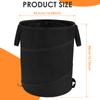 1/2Pcs Garden Waste Bag 37.8L Leaf Waste Bag Large Capacity Collapsible Garden Bag Space Saving Pop Up Trash Can for Outdoor