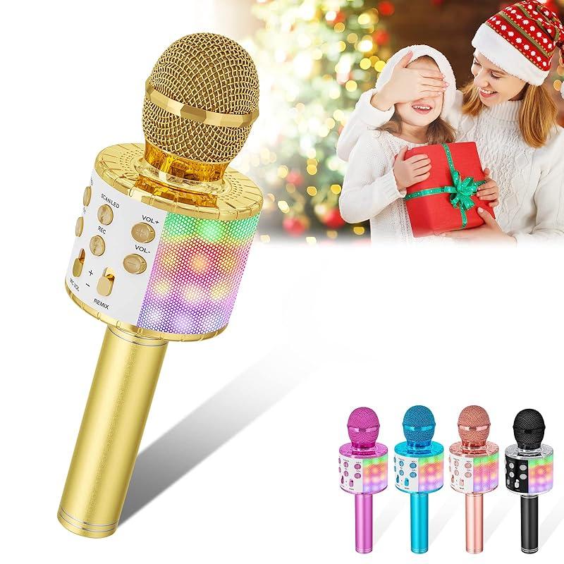 Микрофон для караоке Verkstar Bluetooth микрофон беспроводной Оснащен функцией эха беспроводной микрофон С функцией аккомпанемента воспроизведения музыки